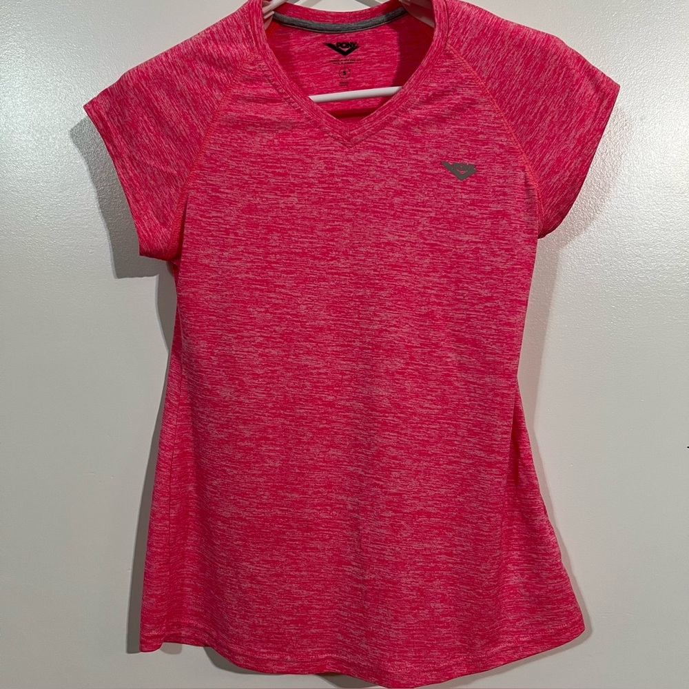 PONY Brand Athletic Short Sleeve V-Neck Women's Sz S Workout Tee-Shirt NWOT